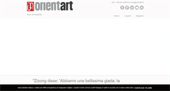 Desktop Screenshot of orientart.it
