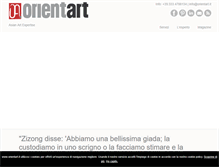 Tablet Screenshot of orientart.it